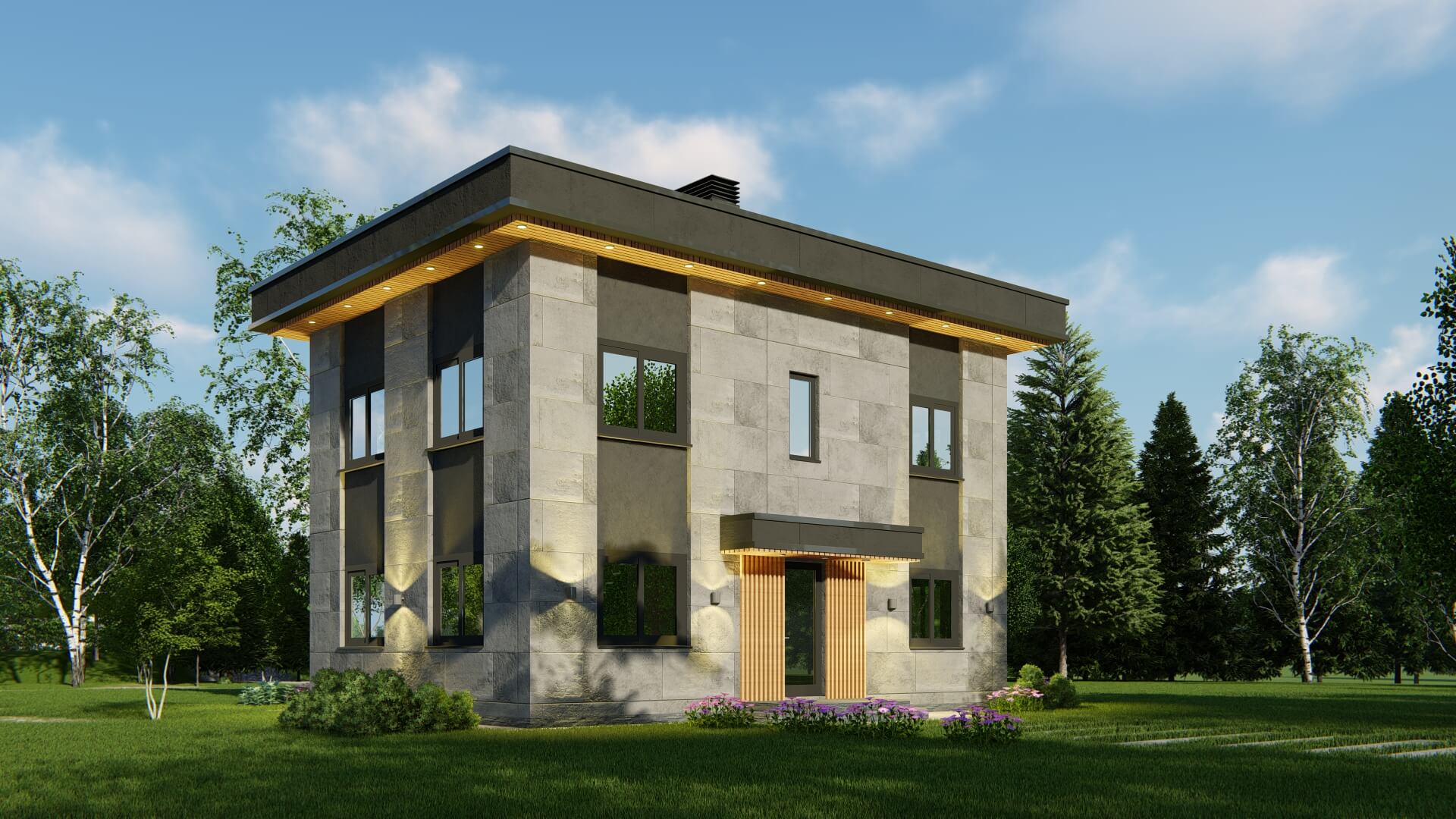 Дом из газобетона (Коркинский)