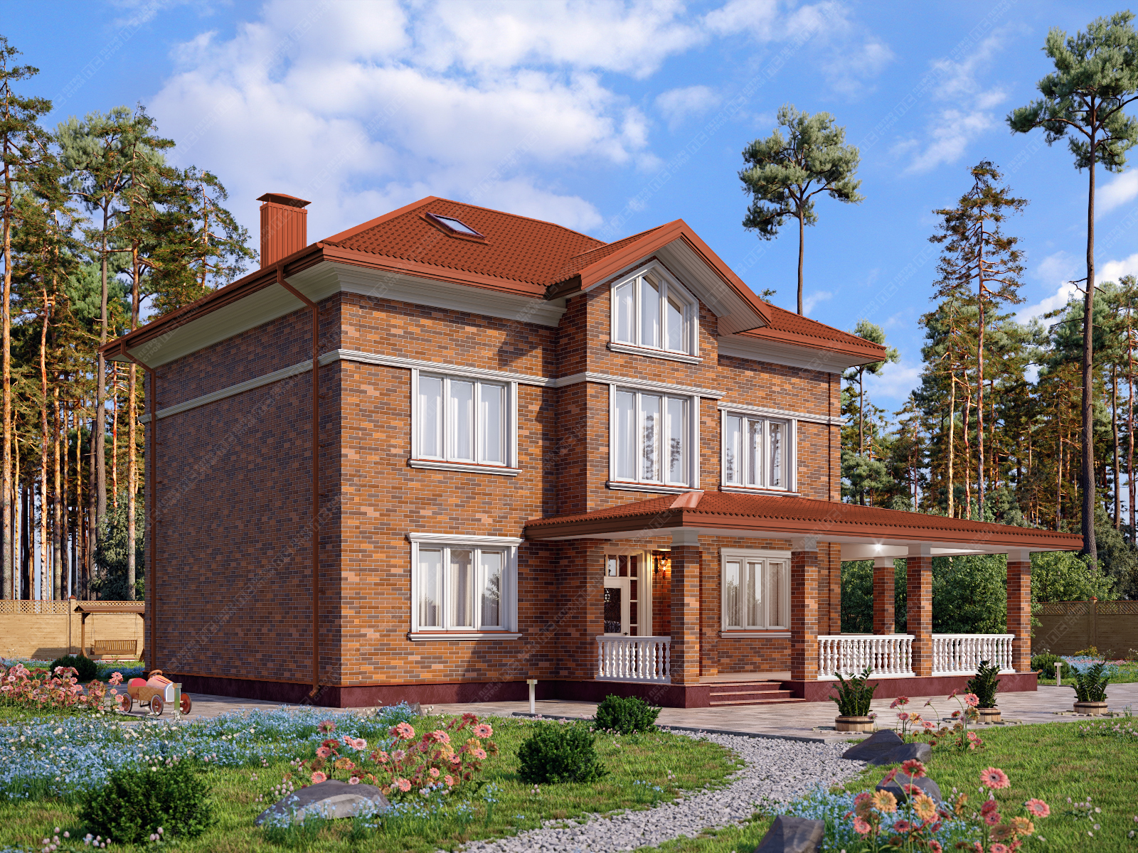 Дом из газобетона (Ольгино)